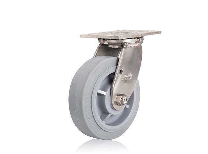 不鏽鋼底闆型-活動式/固定式腳輪