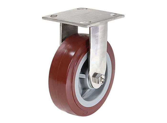 不鏽鋼底闆型-活動式/固定式腳輪