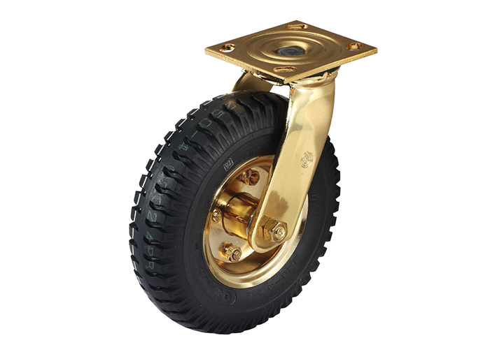充氣輪底闆型-活動式/固定式腳輪